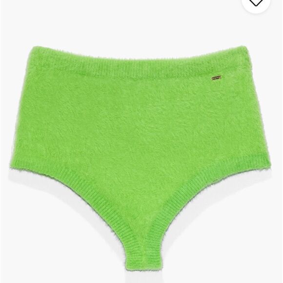 Savage x Fenty Fluff It Up Booty Short Kelly Green 3X NWT IN PACKAGING - Picture 1 of 8